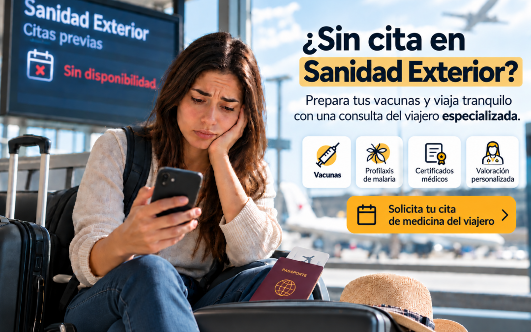 Sin cita en Sanidad Exterior: alternativas para vacunarte